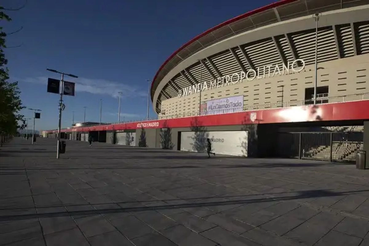 Fachada del Metropolitano, estadio del Atlético de Madrid, en imagen de archivo. Foto 