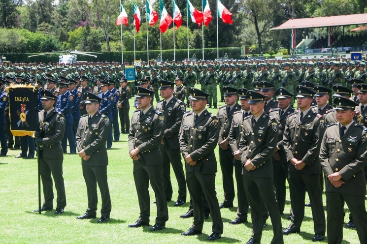 Integrantes del Estado Mayor Conjunto. Foto Cuartoscuro / Archivo