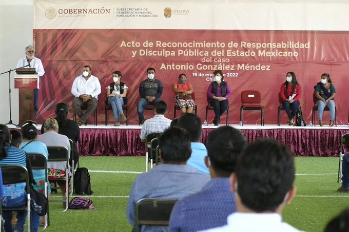 A nombre del Estado mexicano ofrezco una disculpa pública a los familiares y amigos de Antonio González Méndez, quien desde hace 23 años está desaparecido, publicó Alejandro Encinas