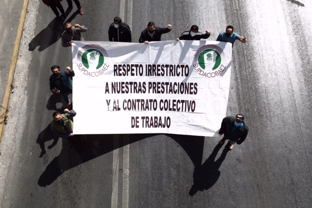 Imagen de archivo de protesta de los agremiados. Foto Andrés Sánchez/ La Jornada Zacatecas