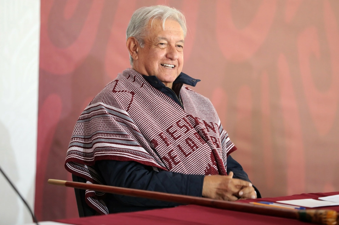 El mandatario Andrés Manuel López Obrador en un acto en Guerrero este sábado. Foto Presidencia