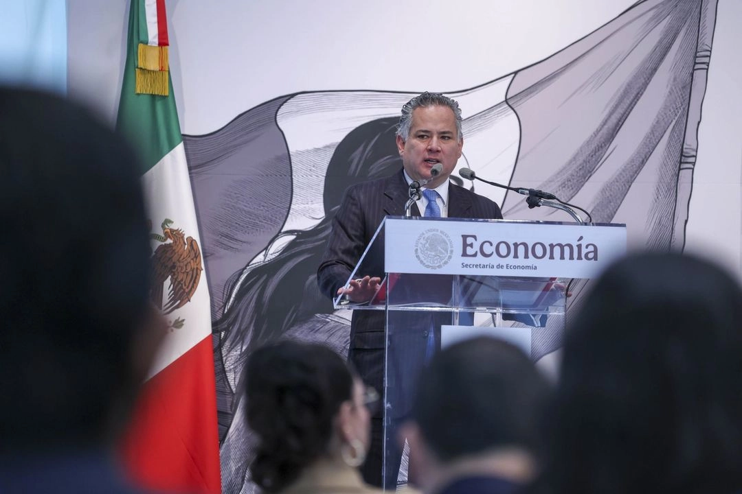 Santiago Nieto, titular del Instituto Mexicano de la Propiedad Industrial (IMPI), durante un evento en la Ciudad de México, el 11 de febrero de 2025. Foto 
