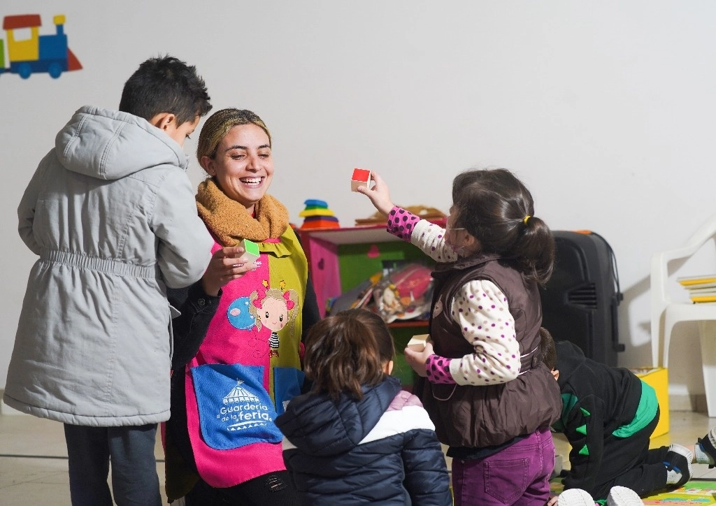 El objetivo es que padres y madres de familia cuenten con un lugar seguro donde puedan dejar a sus hijos mientras trabajan o estudian. Foto cortesía