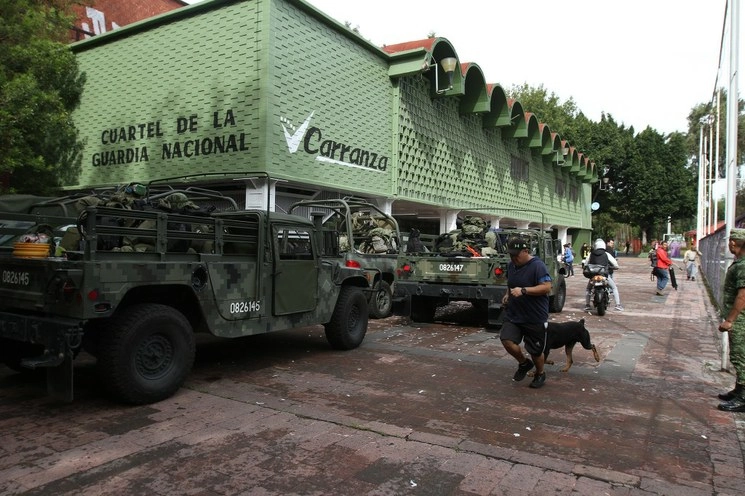 Instalaciones del cuartel de la Guardia Nacional en la alcaldía Venustiano Carranza. Foto María Luisa Severiano / archivo 
