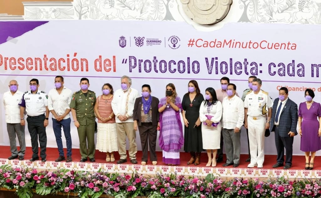 El subsecretario de Derechos Humanos estuvo en Guerrero en la presentación de protocolo violeta. Foto @A_Encinas_R
