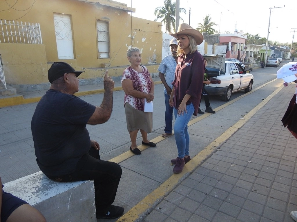 Estrella Palacios Domínguez, candidata de Morena y el PVEM a la presidencia municipal de Mazatlán, Sinaloa. Foto Irene Sánchez