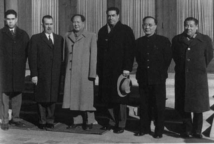 El 26 enero de 1959, el general Lázaro Cárdenas llegó a Pekín, invitado por Mao Tse Tung. Foto tomada del sitio web http://www.chinatoday.com.cn/