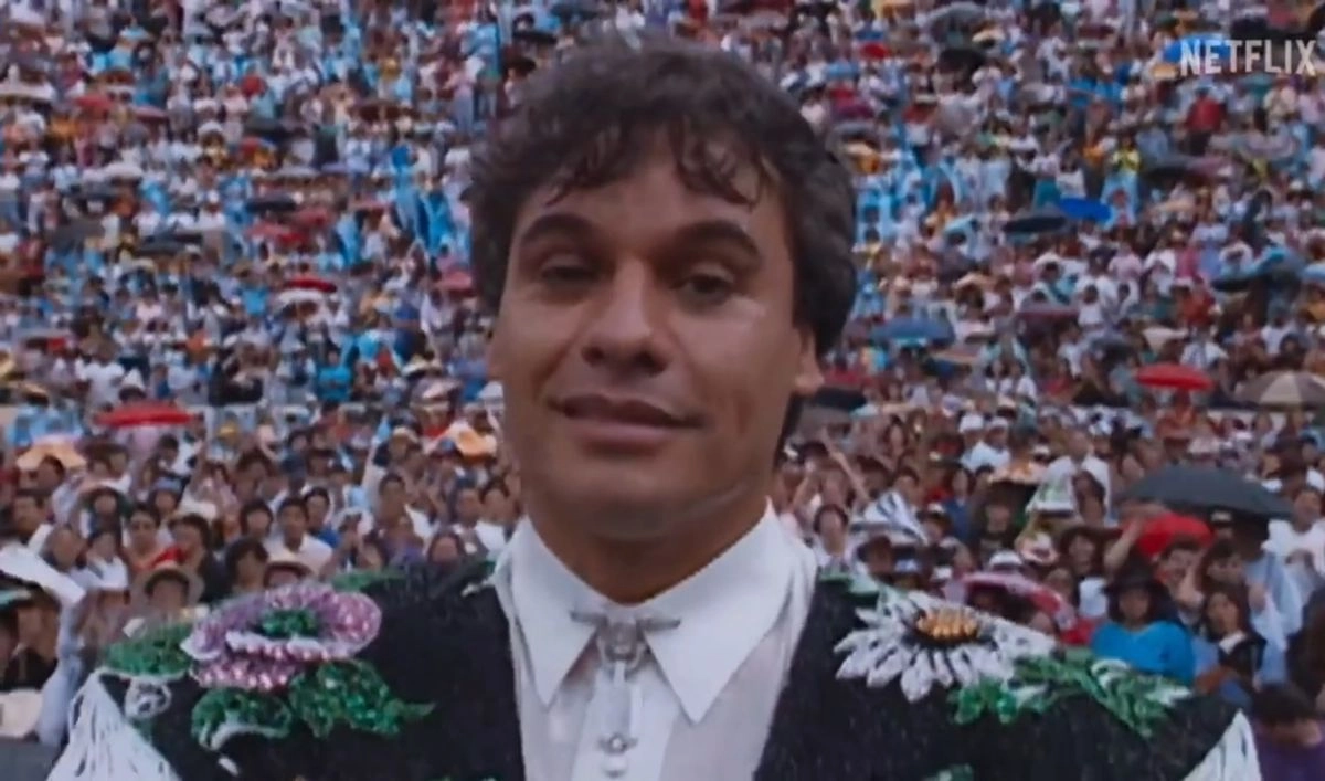 Juan Gabriel en un fotograma del documental de