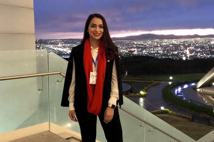 Nohemí Saavedra Parra fue una de las finalistas del programa “Estudiantes Mexicanos en Alemania”.