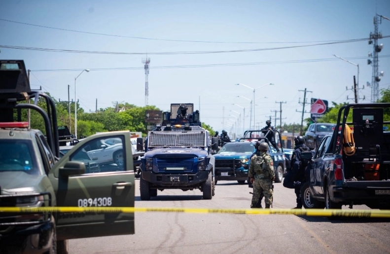 Elementos de seguridad federal durante un operativo de seguridad en Sinaloa. Foto Cuartoscuro /Archivo