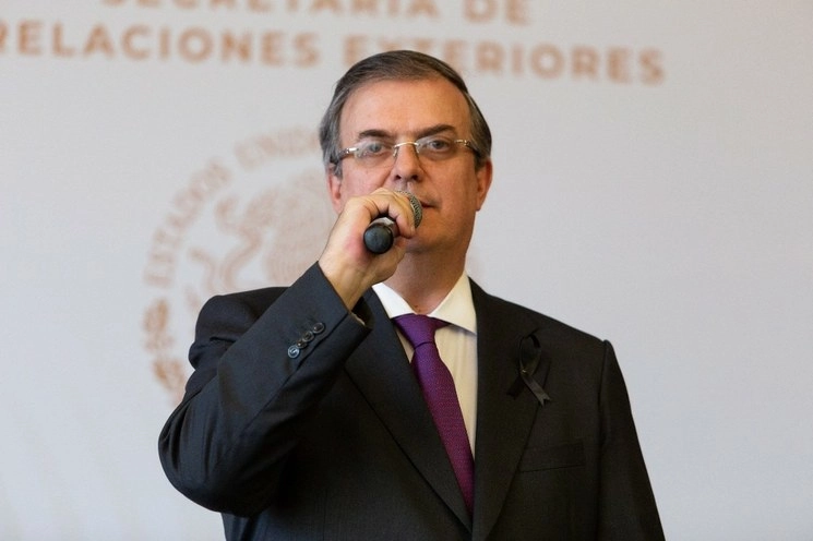 El canciller Marcelo Ebrard informó sobre el descontento del gobierno mexicano porque Estados Unidos no compartió la información sobre la investigación que se realizaba al ex secretario de la Defensa Nacional, general Salvador Cienfuegos. Foto Pablo Ramos / Archivo