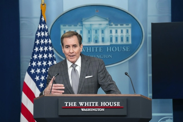 John Kirby  portavoz de seguridad nacional de la Casa Blanca. Foto Ap