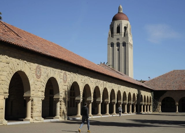 Campus de la Universidad de Stanford, en California. Foto Ap