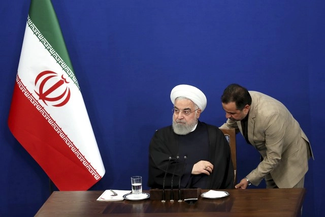 Hassan Rouhani, presidente de Irán. Foto Ap