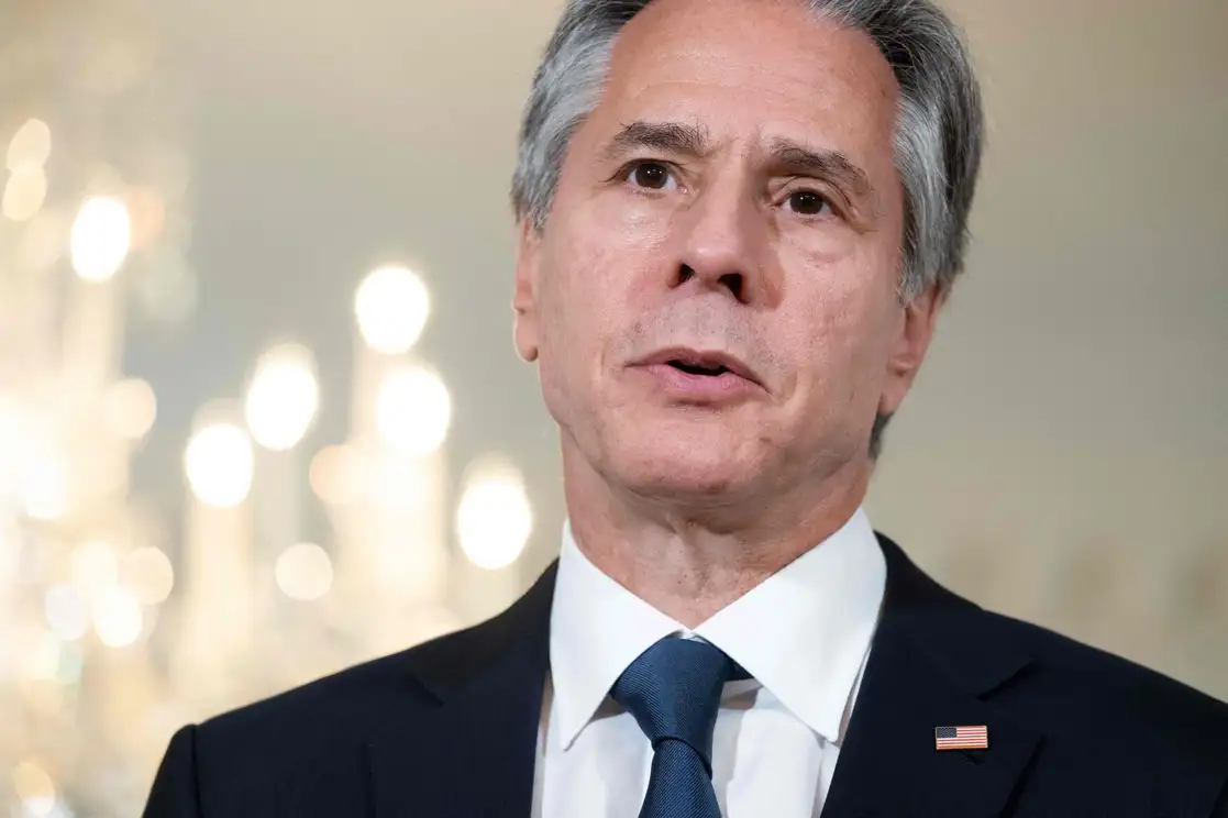 El secretario de Estado de EU, Antony Blinken, durante una conferencia de prensa en el Departamento de Estado en Washington, D.C., el 27 de septiembre de 2022. Foto Afp