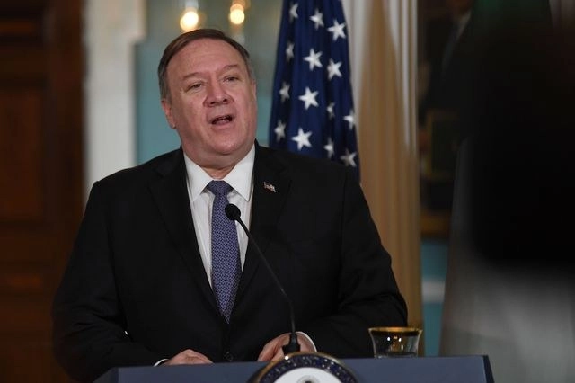 "Este compromiso, junto a cientos de millones (de dólares) generosamente donados por el sector privado estadunidense, demuestra el fuerte liderazgo de Estados Unidos en respuesta a la epidemia", dijo Pompeo. Foto Afp / Archivo