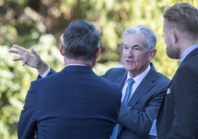 Jerome Powell, presidente de la Reserva Federal de Estados Unidos. Foto Ap