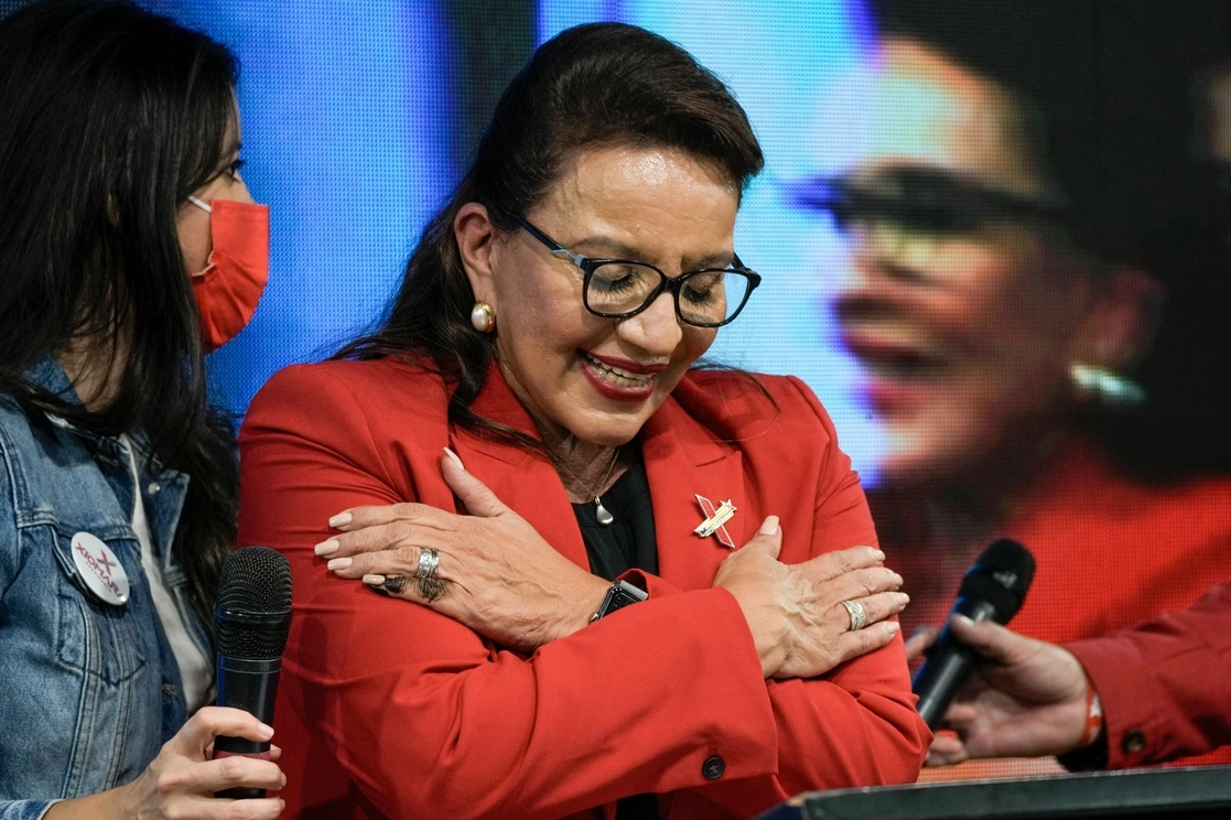 Xiomara Castro, presidenta electa de Honduras. Foto Ap