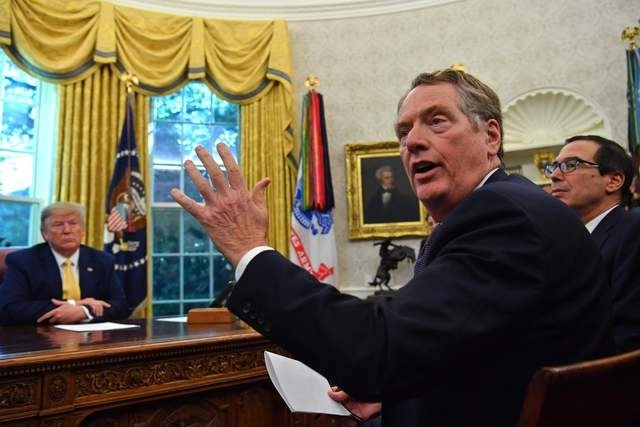"Creo que la OMC es un desastre", afirmó Robert Lighthizer. "Creo que la OMC le ha fallado a Estados Unidos y le ha fallado al sistema de comercio internacional", sostuvo durante una audiencia en el Congreso, y agregó que Estados Unidos "no recibe un trato justo". Foto Afp / Archivo