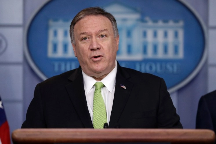 Mike Pompeo, secretario de Estado de EU. Foto Ap