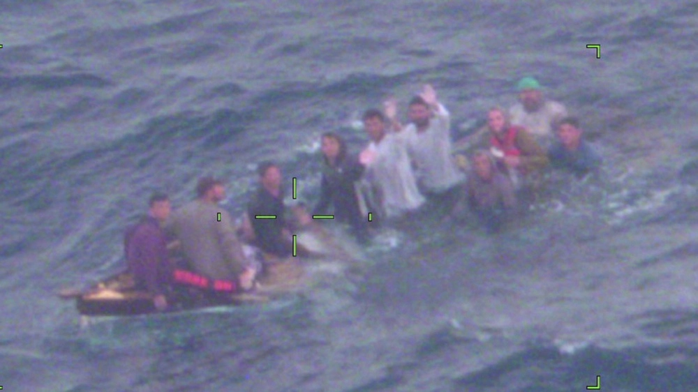 Los balseros intentaban llegar a Miami. Foto Ap