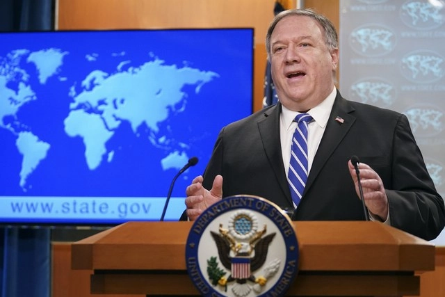 EU tiene "evidencia significativa" de que el nuevo coronavirus se propagó desde un laboratorio en Wuhan, China, pero no tiene "certeza", dijo el jefe de la diplomacia estadunidense, Mike Pompeo. Foto Ap 