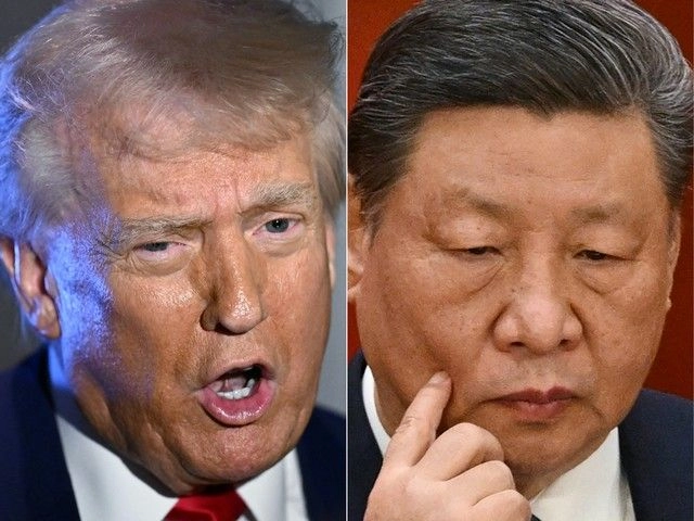 El presidente de EU, Donald Trump (izq) y su homólogo chino, Xi Jinping (der) en imagen de archivo. Foto 
