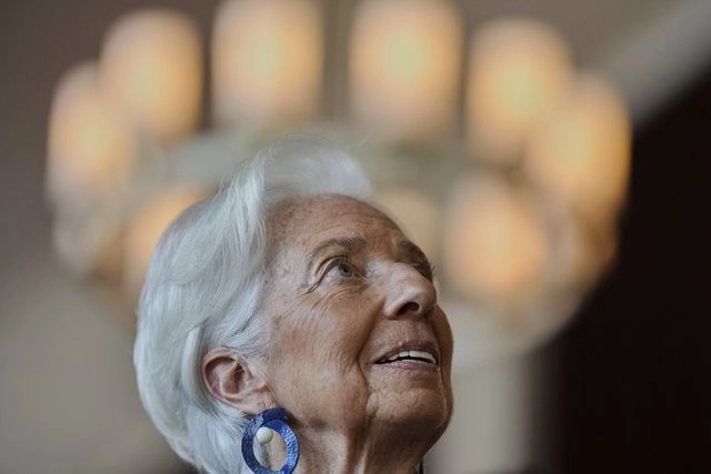 Christine Lagarde, presidenta del Banco Central Europeo, pronunció un discurso sobre el papel de Europa en un mundo fragmentado en Berlín, Alemania, el 26 de mayo de 2025.
