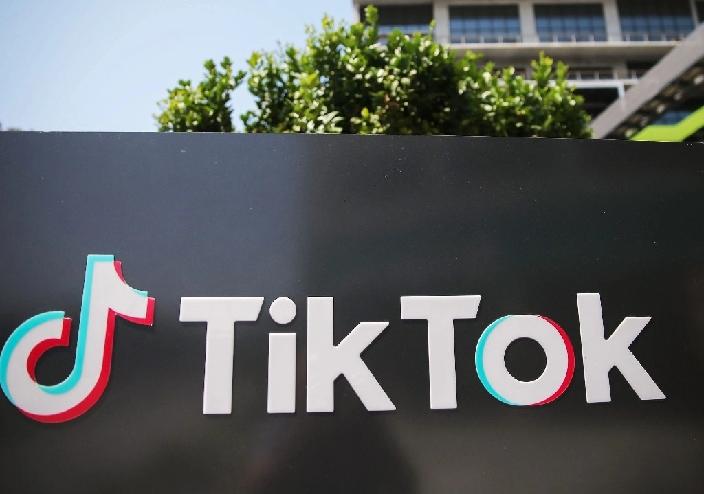 Oficinas de Tik Tok en Culver City, California. Foto Afp