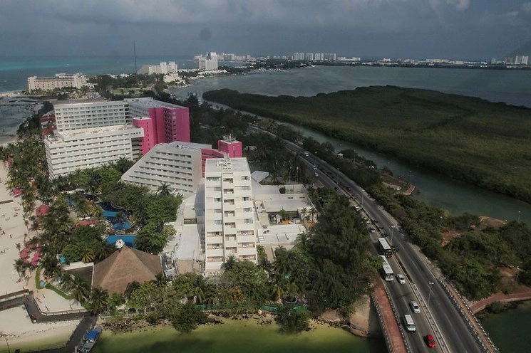 Panorámica de Cancún, Quintana Roo. Foto La Jornada Maya/ archivo