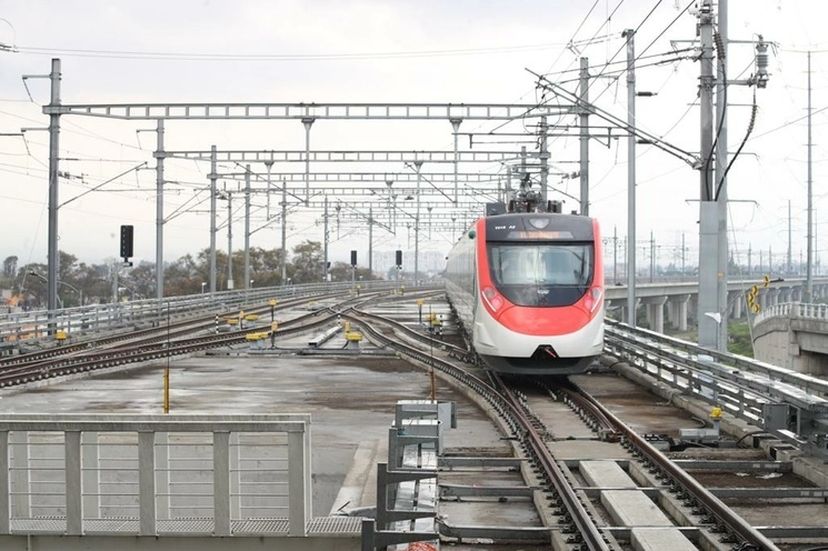 Primer tramo de 'El Insurgente', Tren Interurbano México-Toluca. Foto Yazmín Ortega Cortés / Archivo
