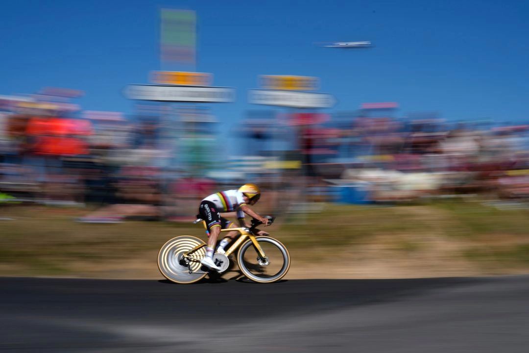 El belga Remco Evenepoel durante la quinta etapa del Tour de Francia, el 9 de julio de 2025. Foto 