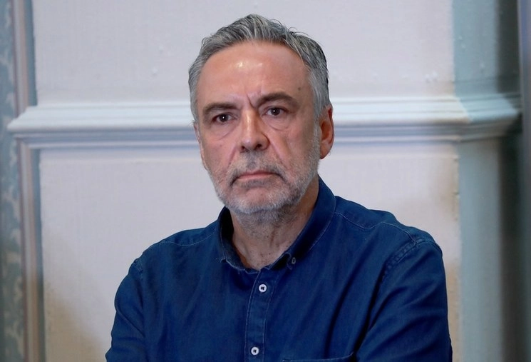 El presidente nacional interino de Morena, Alfonso Ramírez Cuéllar durante una conferencia el pasado 5 de septiembre de 2020. Foto María Luisa Severiano