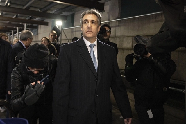 En su declaración, el ex abogado de Donald Trump, Michael Cohen reveló datos sobre el soborno de la actriz porno Stormy Daniels. Foto Afp