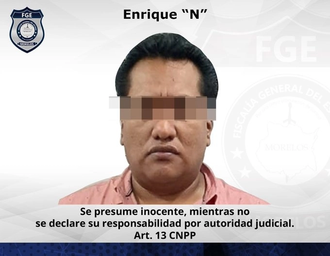 El ex alcalde de Tlaquiltenango fue detenido mientras conducía una camioneta con reporte robo y portaba un arma. Foto Fiscalía Morelos
