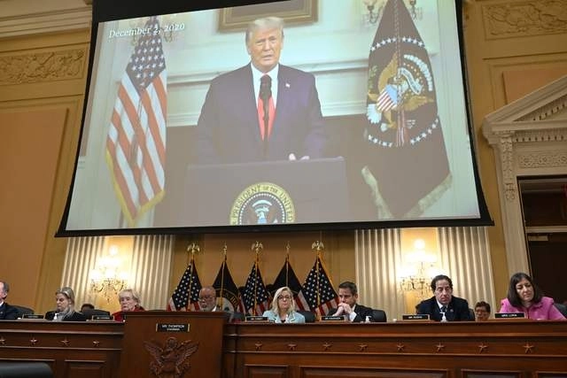 La Cámara de Representantes de Estados Unidos investiga la toma del Capitolio orquestada por el ex presidente Trump. Foto Afp