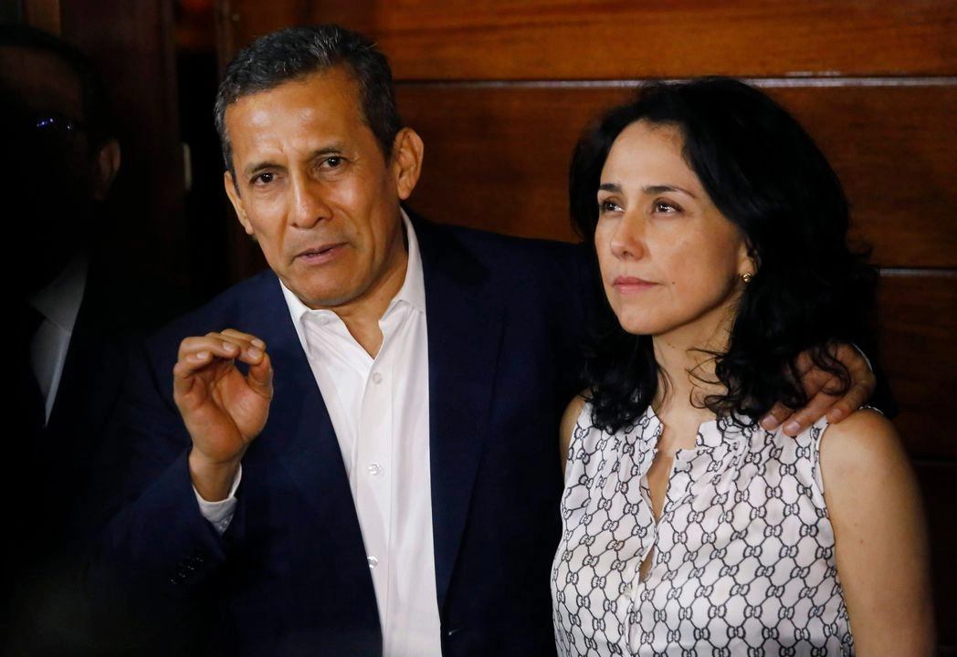 El ex presidente de Perú, Ollanta Humala y su esposa, Nadine Heredia, fueron condenados por lavado de activos relacionado a la constructora brasileña Odebrecht. Foto 