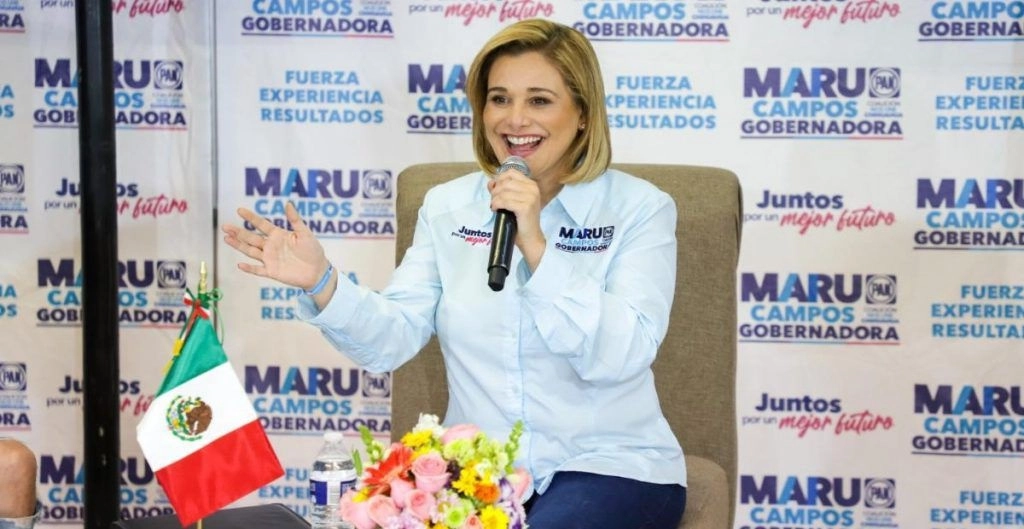 ‘Maru Campos’, candidata del PAN y del PRD a la gubernatura de Chihuahua.