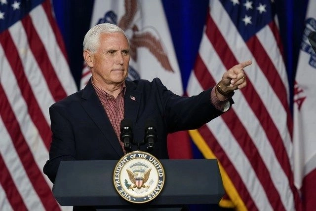 Imagen de archivo del ex vicepresidente de EU, Mike Pence. Foto