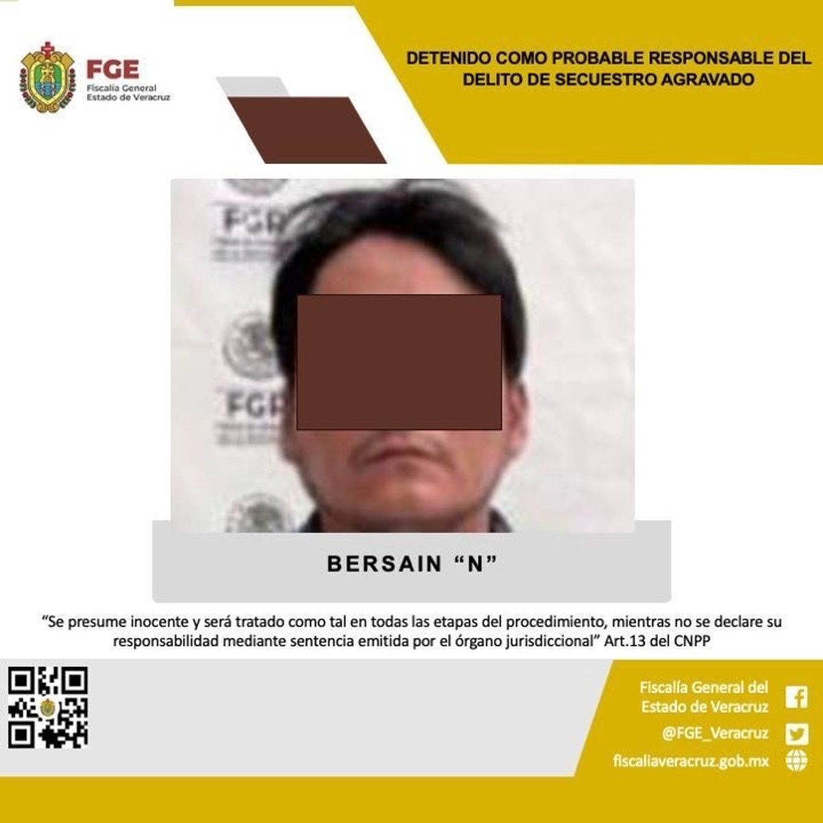 Ex candidato de MC detenido por secuestro 