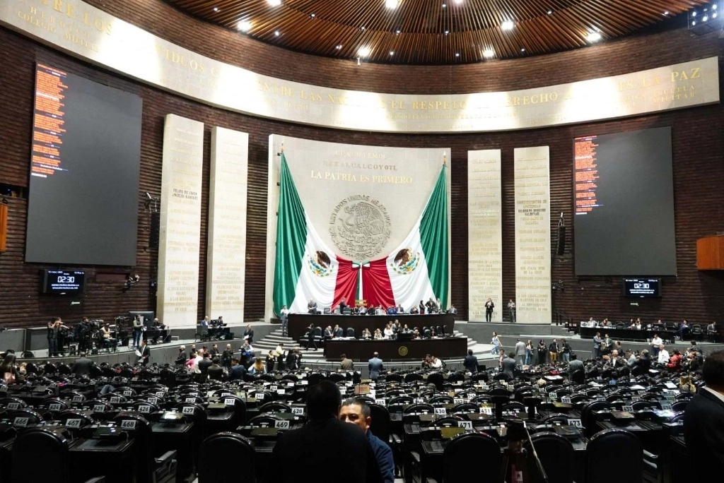 Salón de Plenos de la Cámara de Diputados, en San Lázaro. Foto Cuartoscuro