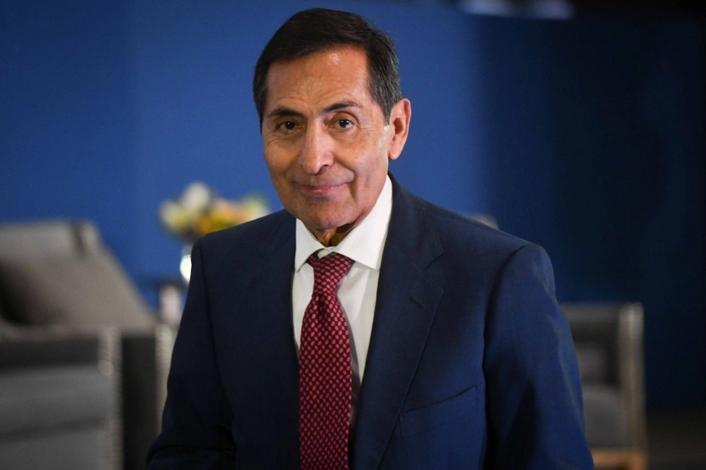 El secretario de Hacienda, Rogelio Ramírez de la O, durante un evento en la Ciudad de México, el 23 de abril de 2024. Foto Mario jasso / Cuartoscuro / La Jornada