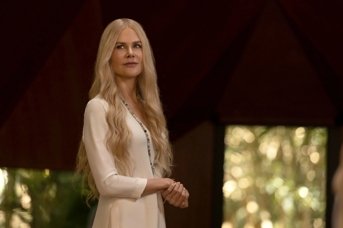 La actriz Nicole Kidman en una escena de la serie "Nine Perfect Strangers". Foto Hulu vía Ap