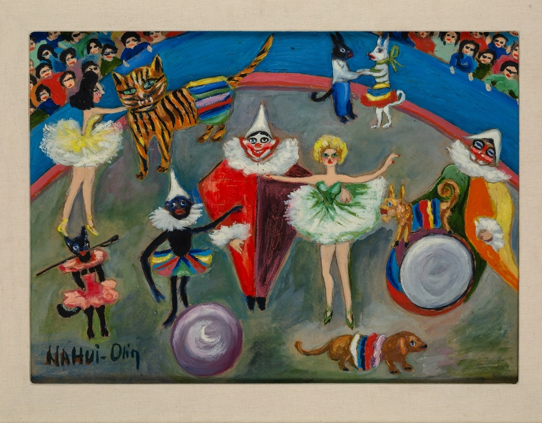 'El circo' (1931), de Nahui Olin, obra que donó a la nación Carlos Pellicer López. Foto cortesía Museo Nacional de Arte / Inbal