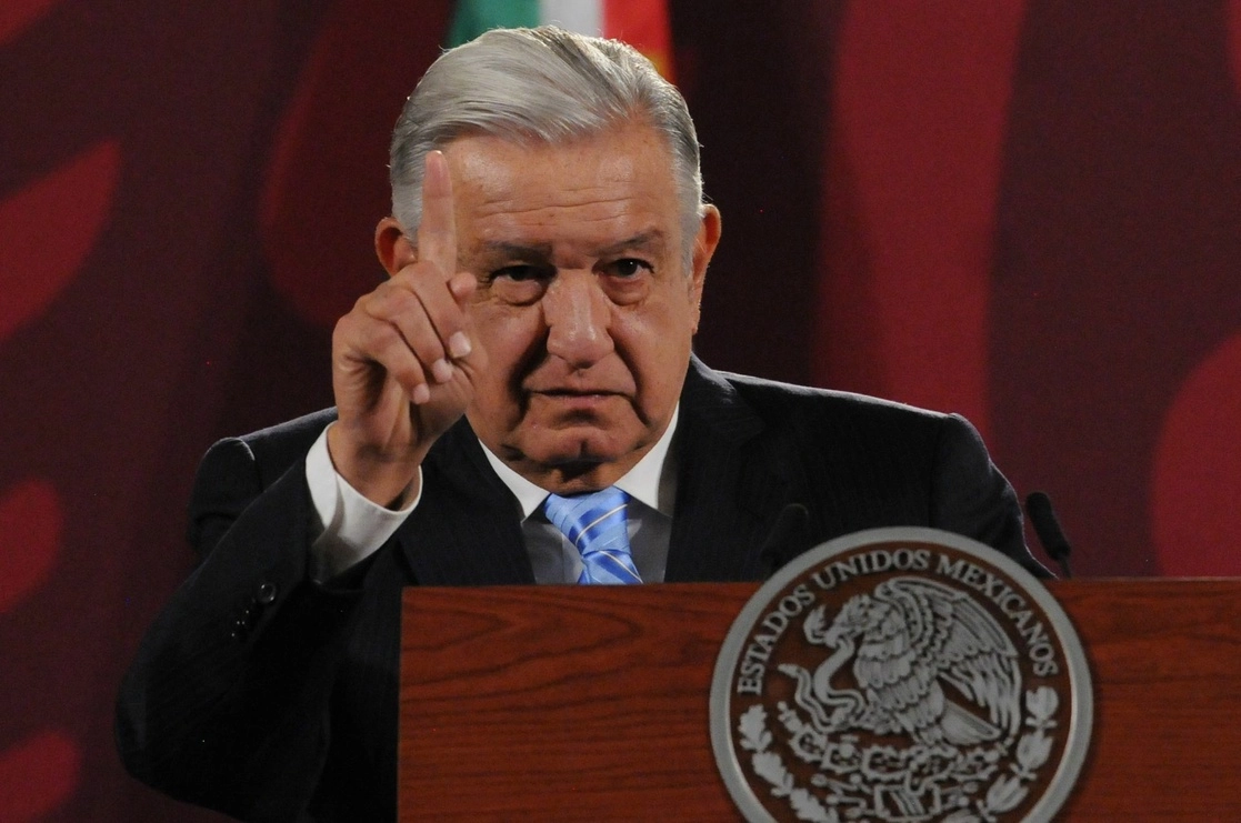 El presidente Andrés Manuel López Obrador durante su conferencia de prensa matutina, desde Palacio Nacional, el 10 de noviembre de 2022. Foto Cuartoscuro 