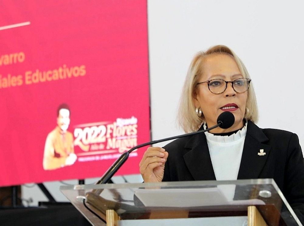Maribel Villalpando Haro, titular de la Secretaría de Educación Zacatecas. Foto Alfredo Valadez