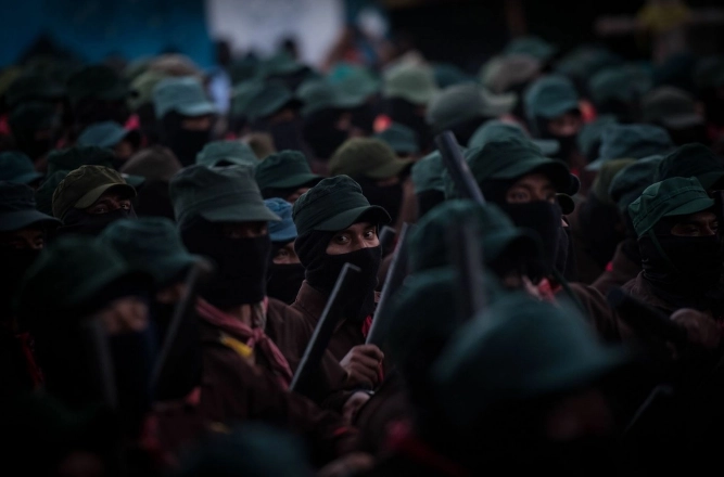 Integrantes del EZLN. Foto Cuartoscuro / Archivo