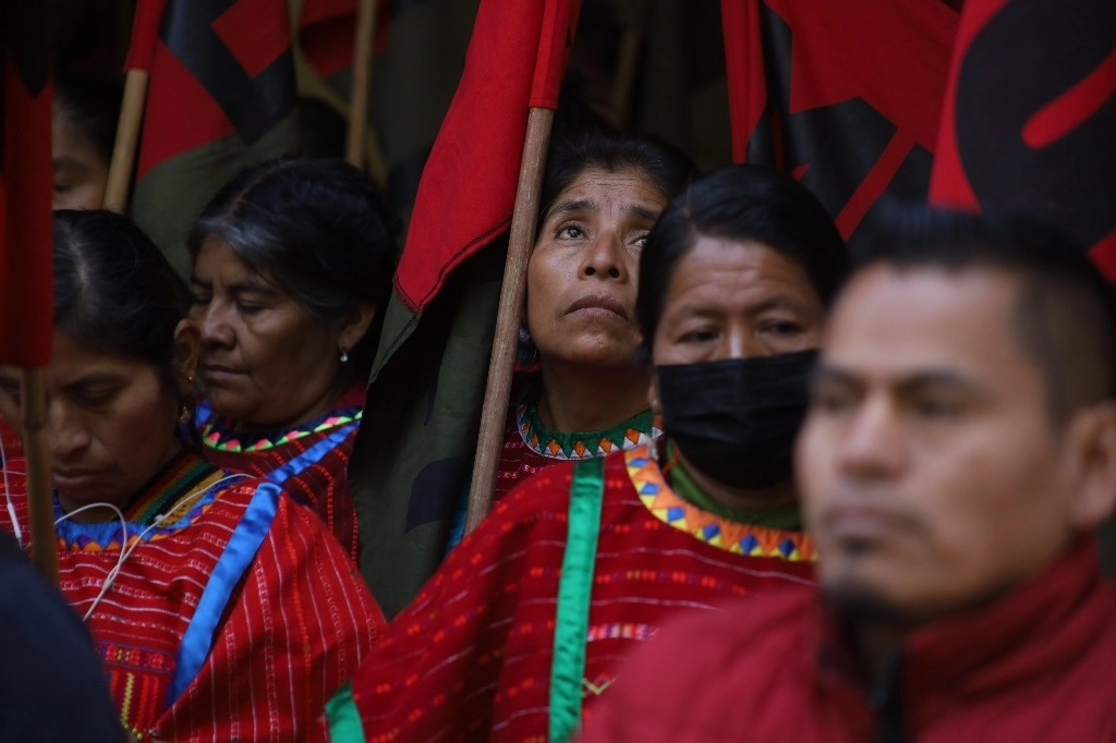Miembros del Mult que exigen se investigue. Foto Jorge A. Pérez Alfonso