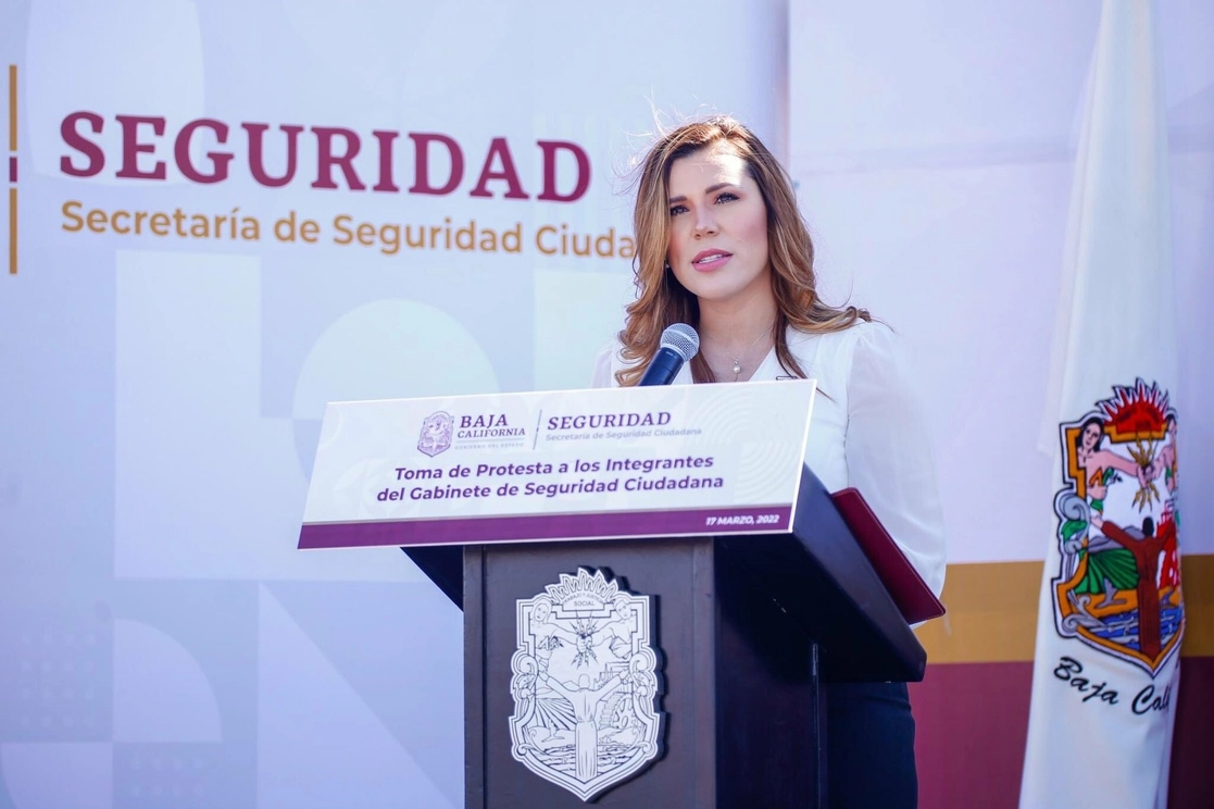 Imagen de la gobernadora Marina del Pilar tomada de su cuenta de twitter.