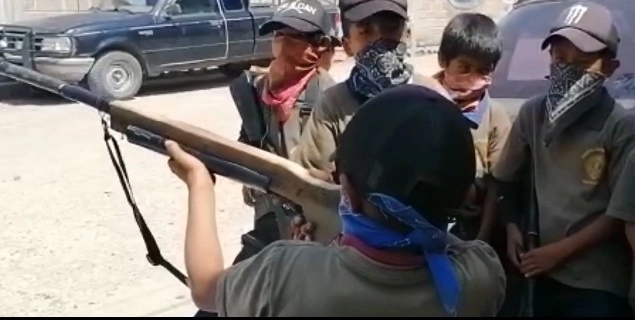 Fotograma tomado de un video de Sergio Ocampo, difundido por 'La Jornada'